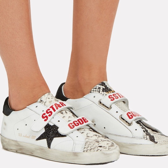 golden goose sneakers velcro